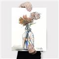 Picture of Flower In Bottle _GroupedProduct_Rectangle_Portrait_Canvas_