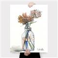 Picture of Flower In Bottle _GroupedProduct_Rectangle_Portrait_Canvas_