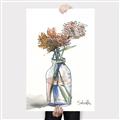 Picture of Flower In Bottle _GroupedProduct_Rectangle_Portrait_Canvas_