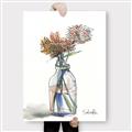 Picture of Flower In Bottle _GroupedProduct_Rectangle_Portrait_Canvas_