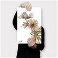 Picture of Linen Daisies _GroupedProduct_Rectangle_Portrait_Canvas_
