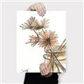 Picture of Linen Daisies _GroupedProduct_Rectangle_Portrait_Canvas_