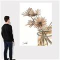 Picture of Linen Daisies _GroupedProduct_Rectangle_Portrait_Canvas_