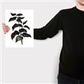Picture of Black Leaves II _GroupedProduct_Rectangle_Portrait_Canvas_