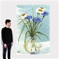 Picture of Street Flower In Bottle Water _GroupedProduct_Rectangle_Portrait_Canvas_