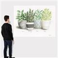 Picture of Pots With Flower _GroupedProduct_Rectangle_Landscape_Canvas_