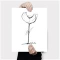 Picture of Single Flower II  _GroupedProduct_Rectangle_Portrait_Canvas_