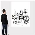 Picture of Silhouette Leaves I  _GroupedProduct_Rectangle_Portrait_Canvas_