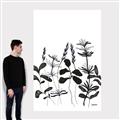Picture of Silhouette Leaves I  _GroupedProduct_Rectangle_Portrait_Canvas_