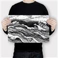 Picture of Seascape Sketch _GroupedProduct_Rectangle_Landscape_Canvas_