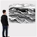 Picture of Seascape Sketch _GroupedProduct_Rectangle_Landscape_Canvas_