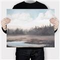 Picture of Misty Late Afternoon _GroupedProduct_Rectangle_Landscape_Canvas_