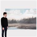Picture of Misty Late Afternoon _GroupedProduct_Rectangle_Landscape_Canvas_