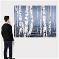 Picture of Plain White Birches _GroupedProduct_Rectangle_Landscape_Canvas_