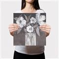 Picture of White On Gray _GroupedProduct_Square_Canvas_