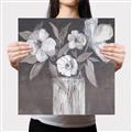 Picture of White On Gray _GroupedProduct_Square_Canvas_