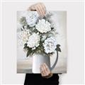 Picture of White Carnation _GroupedProduct_Rectangle_Portrait_Canvas_