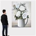 Picture of White Carnation _GroupedProduct_Rectangle_Portrait_Canvas_