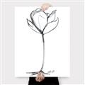 Picture of Single Flower I _GroupedProduct_Rectangle_Portrait_Canvas_
