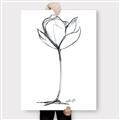 Picture of Single Flower I _GroupedProduct_Rectangle_Portrait_Canvas_