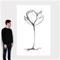 Picture of Single Flower I _GroupedProduct_Rectangle_Portrait_Canvas_
