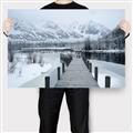 Picture of Winter Dock _GroupedProduct_Rectangle_Landscape_Photography _GroupedProduct_Rectangle_Landscape_Canvas_