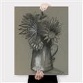 Picture of Charcoal Flower Drawing I _GroupedProduct_Rectangle_Portrait_Canvas_