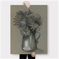 Picture of Charcoal Flower Drawing I _GroupedProduct_Rectangle_Portrait_Canvas_