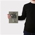 Picture of Charcoal Flower Drawing II _GroupedProduct_Rectangle_Portrait_Canvas_