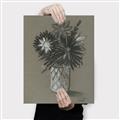 Picture of Charcoal Flower Drawing II _GroupedProduct_Rectangle_Portrait_Canvas_