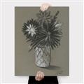 Picture of Charcoal Flower Drawing II _GroupedProduct_Rectangle_Portrait_Canvas_