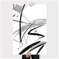 Picture of Black & Silver Lines _GroupedProduct_Rectangle_Portrait_Canvas_