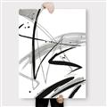 Picture of Black & Silver Lines _GroupedProduct_Rectangle_Portrait_Canvas_