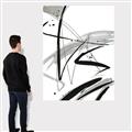 Picture of Black & Silver Lines _GroupedProduct_Rectangle_Portrait_Canvas_