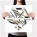 Picture of Diagonal Shape II _GroupedProduct_Square_Canvas_