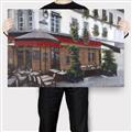 Picture of Cafe House _GroupedProduct_Rectangle_Landscape_Canvas_