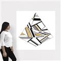 Picture of Diagonal Shape I  _GroupedProduct_Square_Canvas_