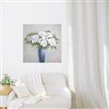 Picture of Flower in blue jar _GroupedProduct_Square_Canvas_