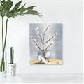 Picture of Cotton Flower In Vase _GroupedProduct_Rectangle_Portrait_Canvas_