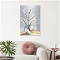 Picture of Cotton Flower In Vase _GroupedProduct_Rectangle_Portrait_Canvas_