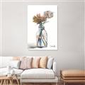 Picture of Flower In Bottle _GroupedProduct_Rectangle_Portrait_Canvas_