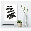 Picture of Black Leaves II _GroupedProduct_Rectangle_Portrait_Canvas_