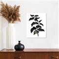 Picture of Black Leaves II _GroupedProduct_Rectangle_Portrait_Canvas_