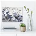 Picture of Modern Blue Floral _GroupedProduct_Rectangle_Landscape_Canvas_