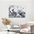Picture of Modern Blue Floral _GroupedProduct_Rectangle_Landscape_Canvas_