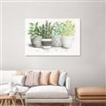 Picture of Pots With Flower _GroupedProduct_Rectangle_Landscape_Canvas_
