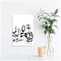 Picture of Silhouette Leaves I  _GroupedProduct_Rectangle_Portrait_Canvas_