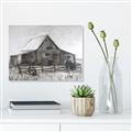 Picture of Gray Wooden Barn _GroupedProduct_Rectangle_Landscape_Canvas_