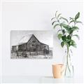 Picture of Gray Wooden Barn _GroupedProduct_Rectangle_Landscape_Canvas_