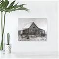 Picture of Gray Wooden Barn _GroupedProduct_Rectangle_Landscape_Canvas_